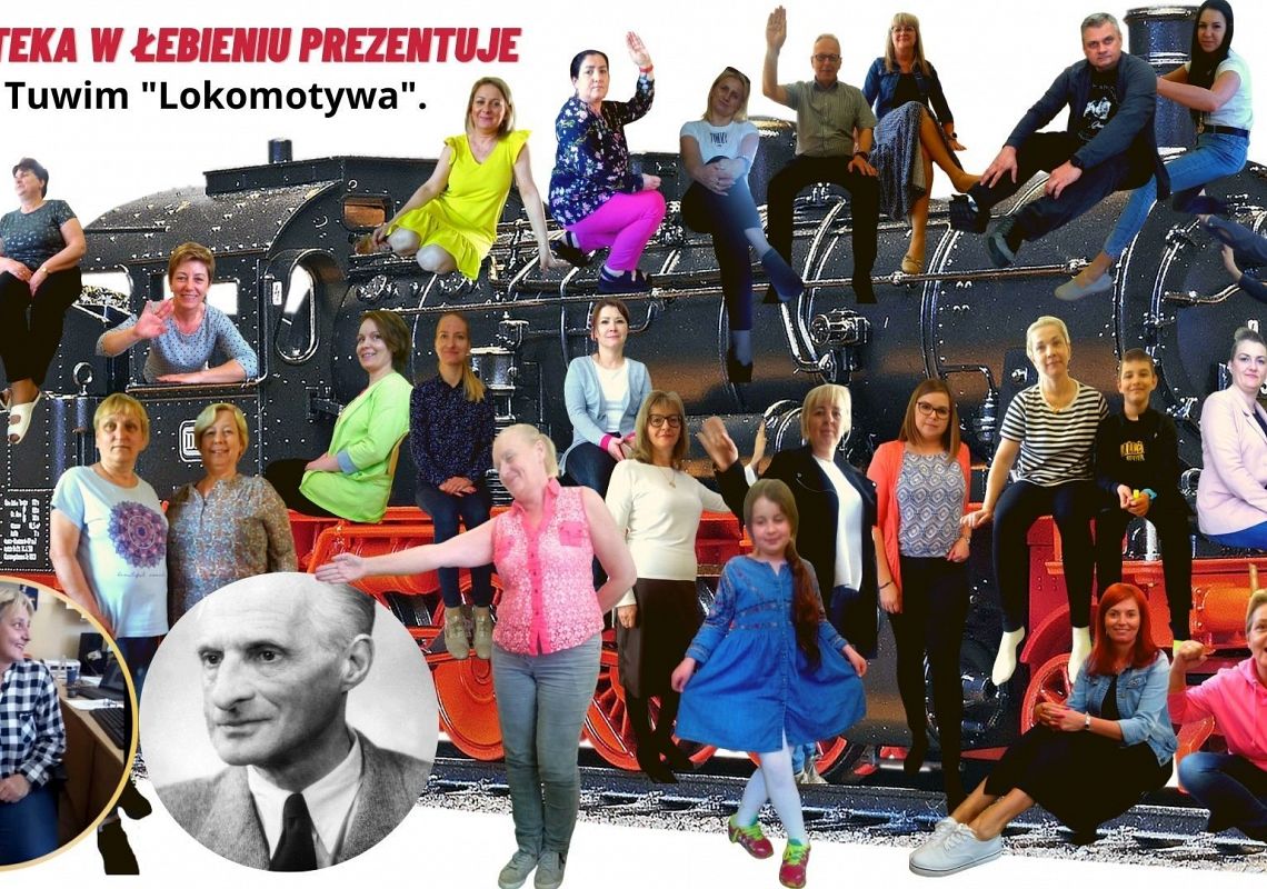 Wykonawcy wiersza na lokomotywie