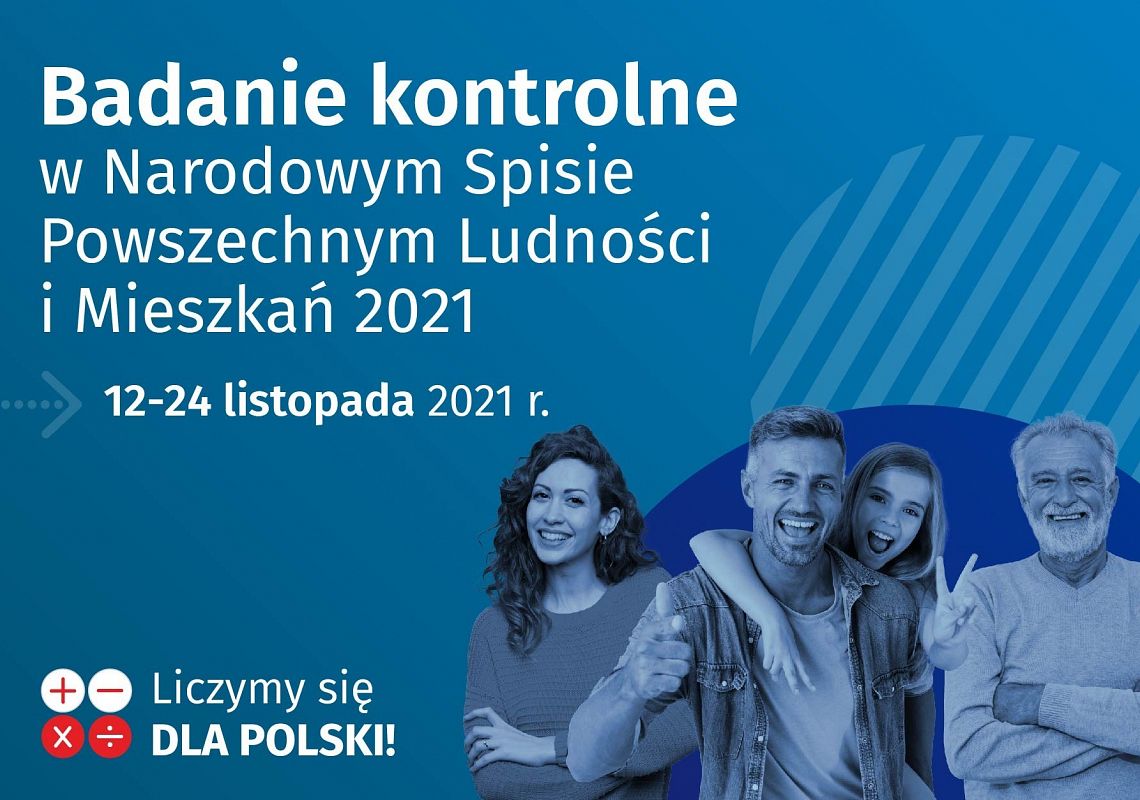 Badanie kontrolne w w Narodowym Spisie Powszechnym 2021.