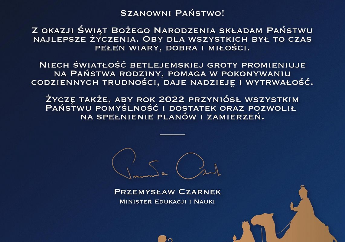 Życzenia od MEiN