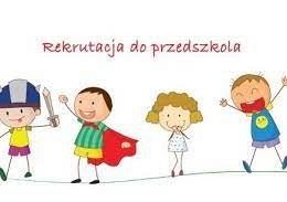 rekrutacja do przedszkola - obrazek pobrany z internetu