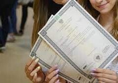 zaświadczenie z egzaminu ósmoklasisty - zdjęcie pobrane z internetu