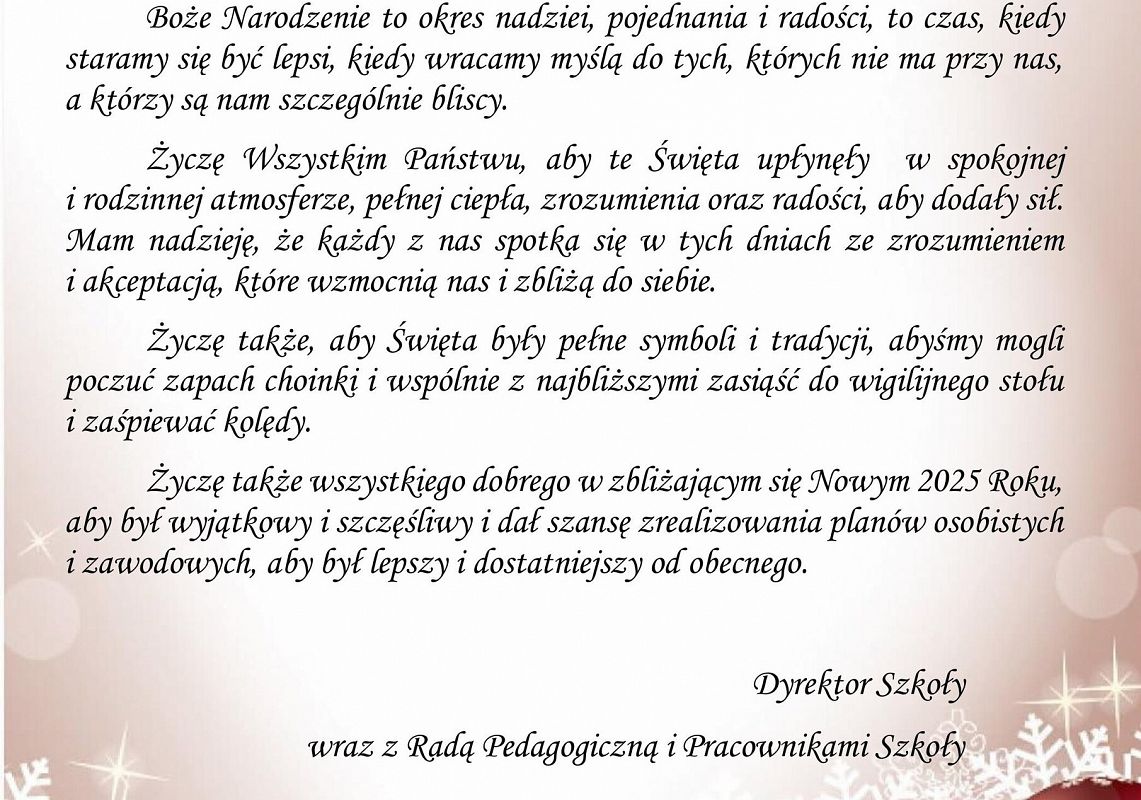 świąteczne życzenia
