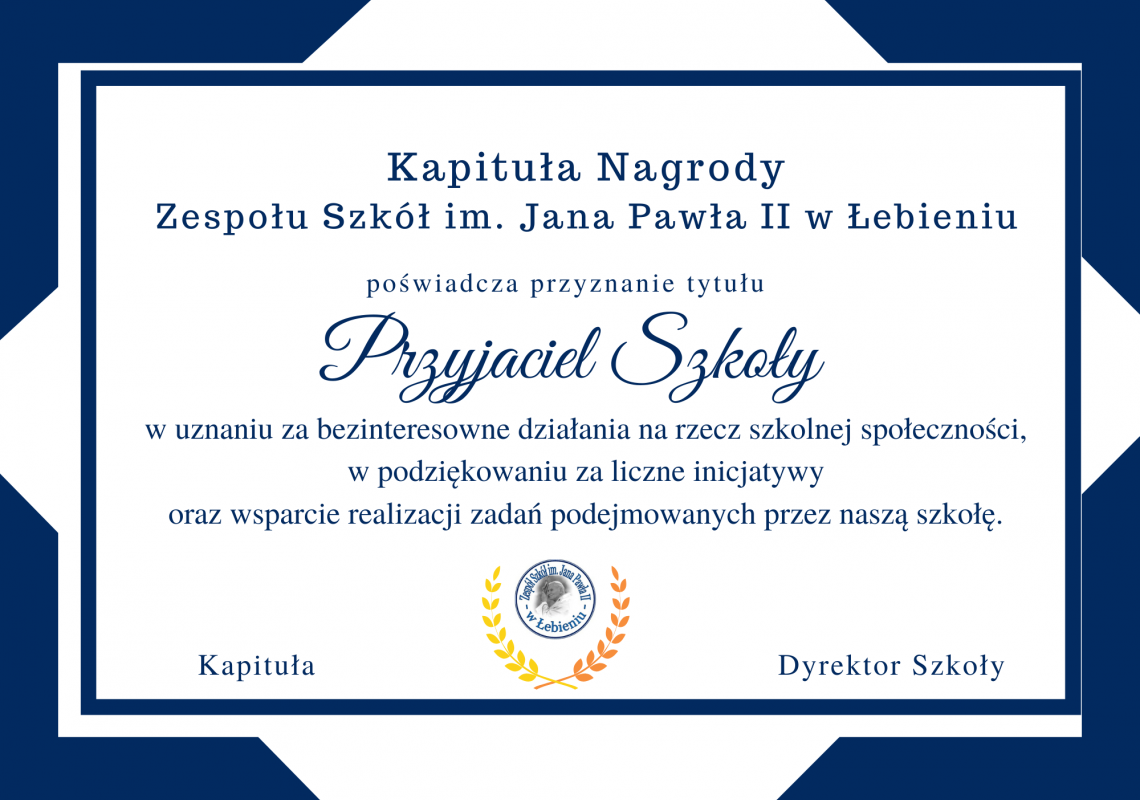 Grafika 1: Przyjaciel Szkoły