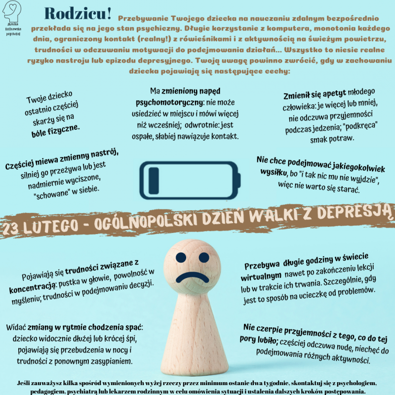 Grafika #0: 23 lutego - Ogólnopolski Dzień Walki z Depresją