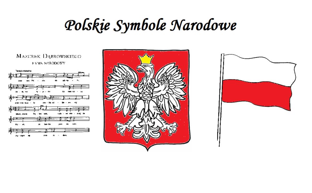 Grafika #0: Polskie symbole narodowe