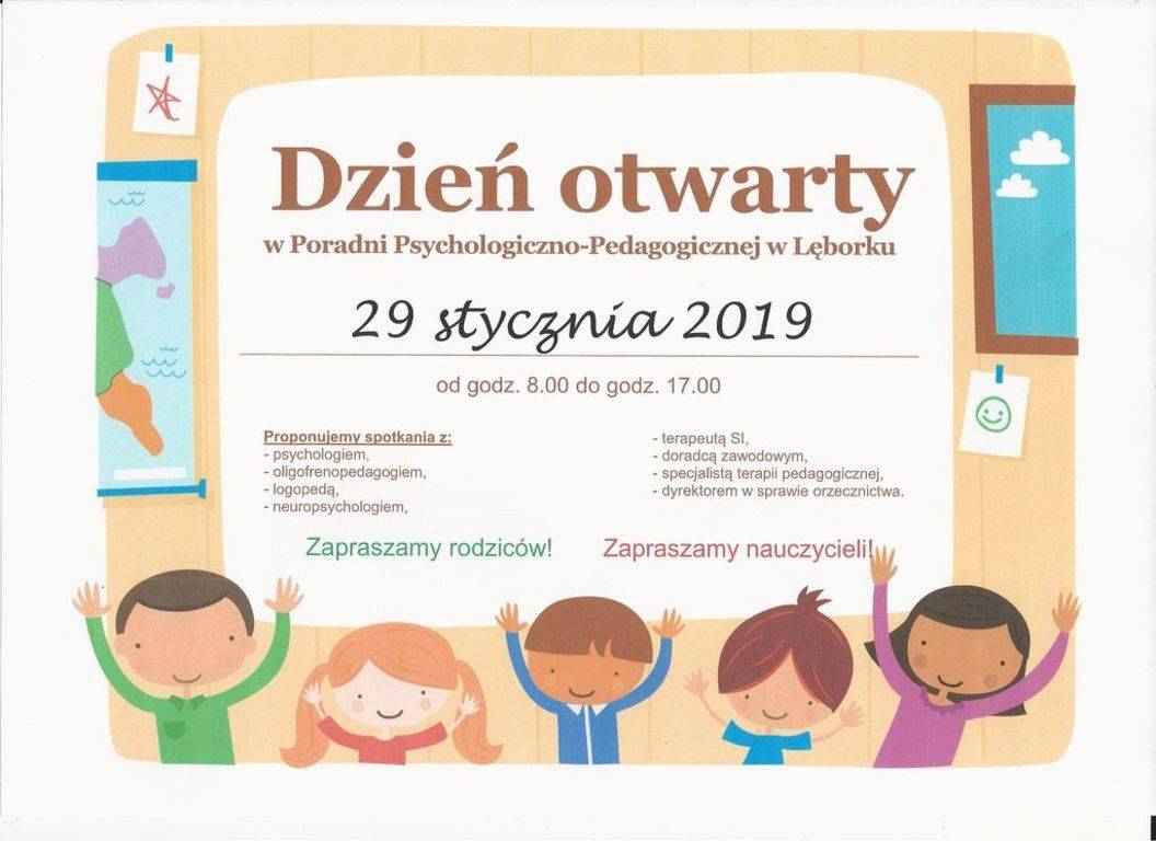 Grafika #0: Dzień otwarty w Poradni Psychologiczno-Pedagogicznej w Lęborku