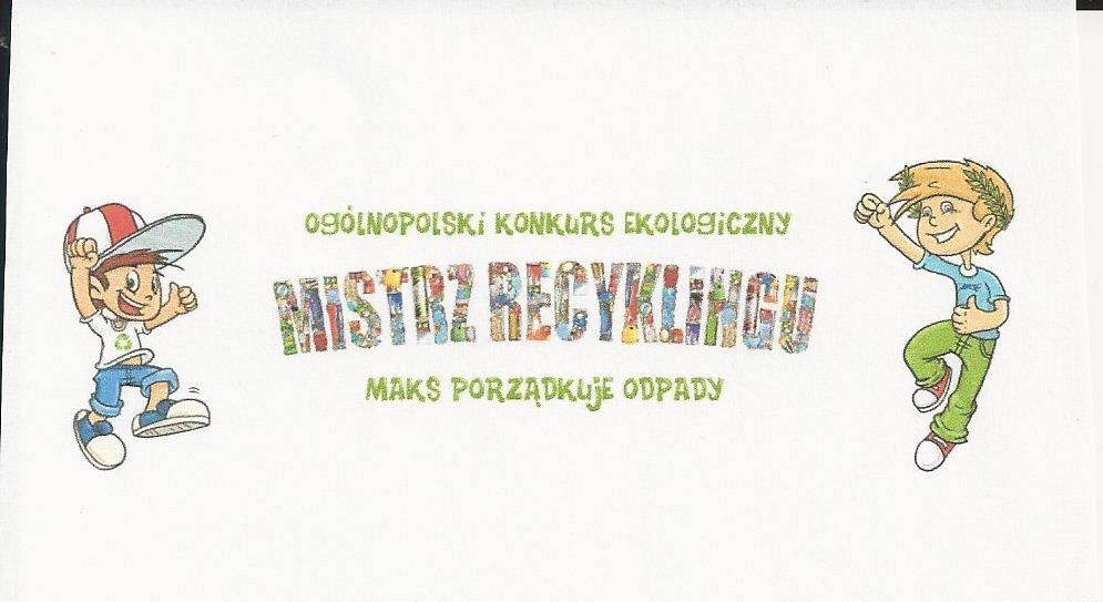 Grafika #0: "Mistrz Recyklingu Maks porządkuje odpady" - KONKURS EKOLOGICZNY
