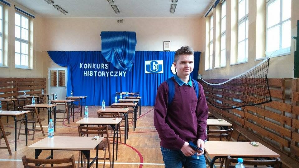 Grafika #0: Kuba Kossewski w gronie najzdolniejszych historyków w województwie