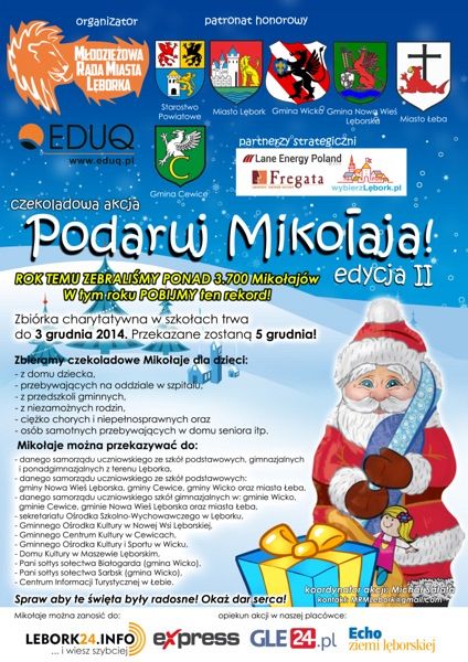 Grafika #0: Akcja " Podaruj dzieciom Mikołaja"