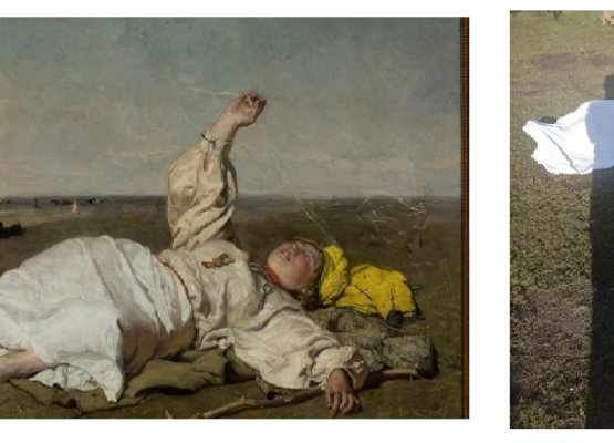 Żywe reprodukcje obrazów uczniów klasy VI