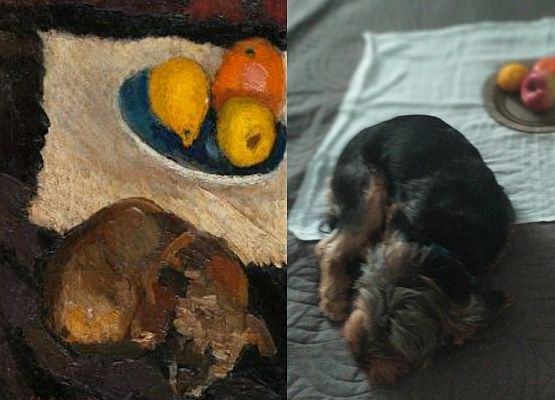 Żywe reprodukcje obrazów uczniów klasy VI