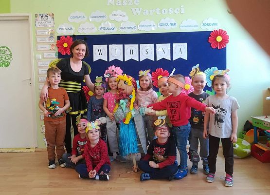 Przygotowania dzieci do powitania wiosny