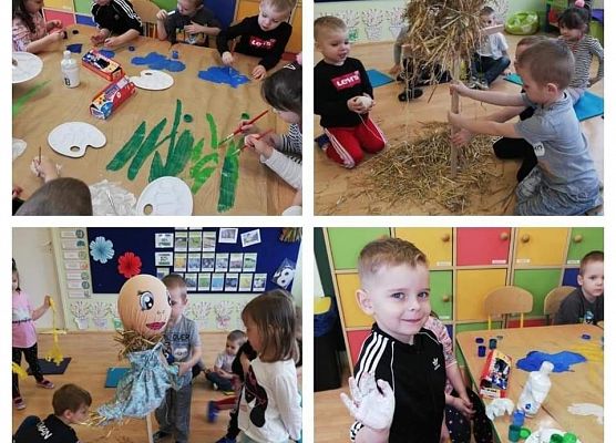 Tworzenie Marzanny- żegnamy zimę.