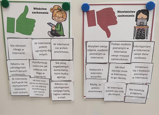 Materiały z zajęć "Jak bezpiecznie korzystać z Internetu"