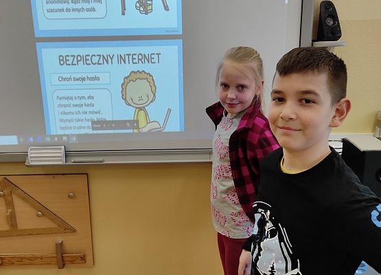 Zajęcia w klasie II "Jak bezpiecznie korzystać z Internetu"
