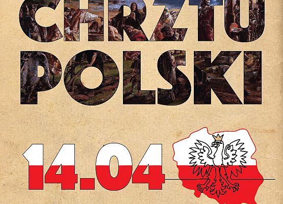 Praca plastyczna ucznia "Chrzest Polski"