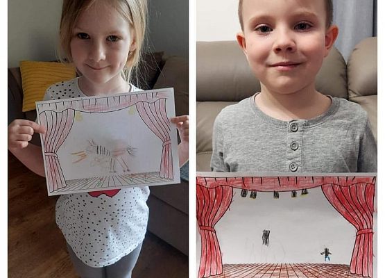 Teatr - prace plastyczne