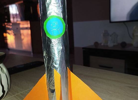 Praca techniczna wykonana przez przedszkolaka