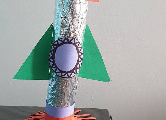 Praca techniczna wykonana przez przedszkolaka