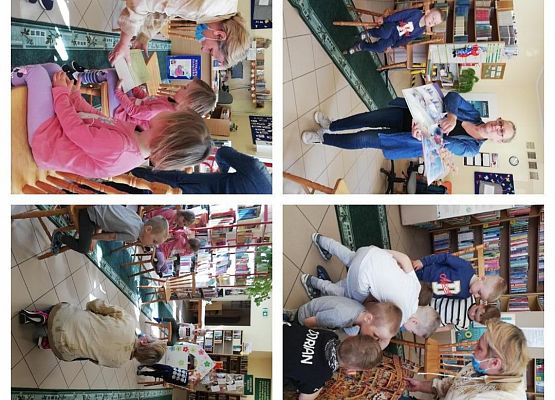 Zajęcie w bibliotece.