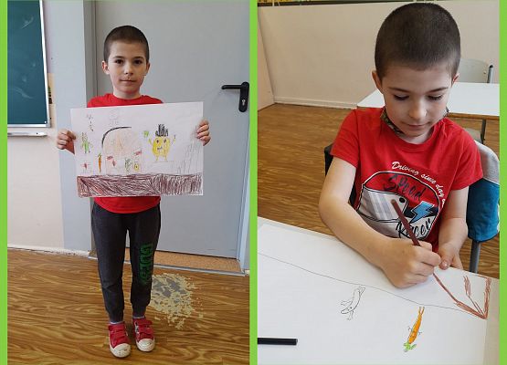 Uczeń wykonuje i prezentuję swój plakat.