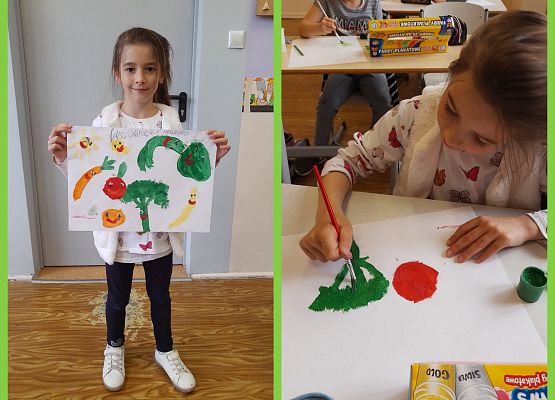 Uczeń wykonuje i prezentuję swój plakat.