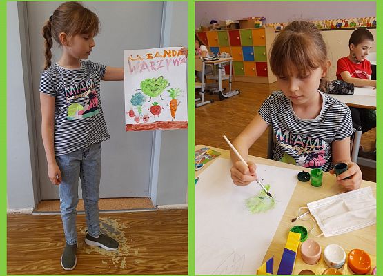 Uczeń wykonuje i prezentuję swój plakat.