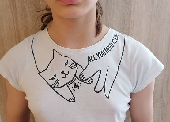 Uczennica z podpłomykiem