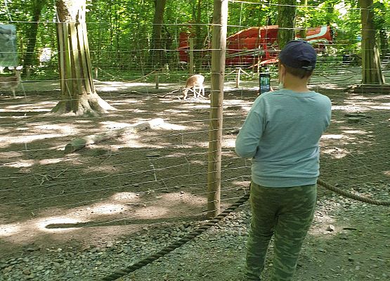 Uczniowie w DINO PARKU