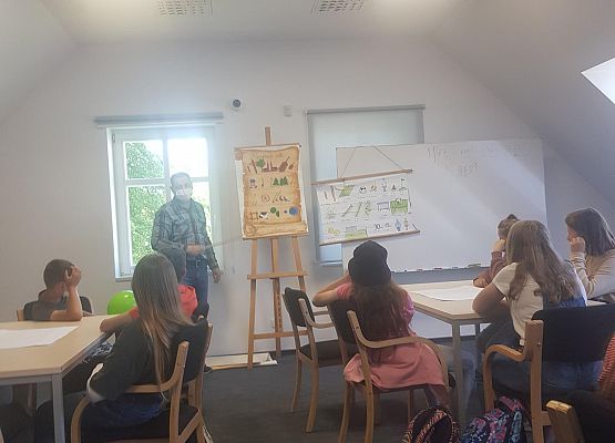 Uczniowie na warsztatach kaszubskich