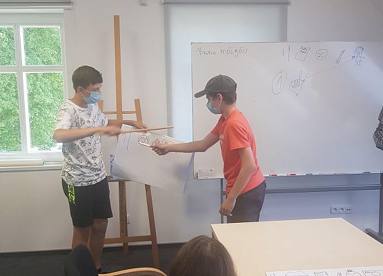 Uczniowie na warsztatach kaszubskich