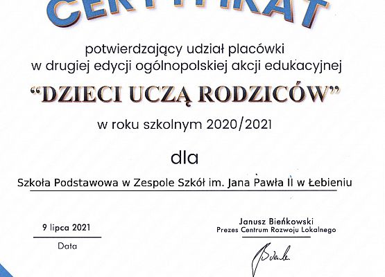 Grafika 1: Dzieci Uczą Rodziców