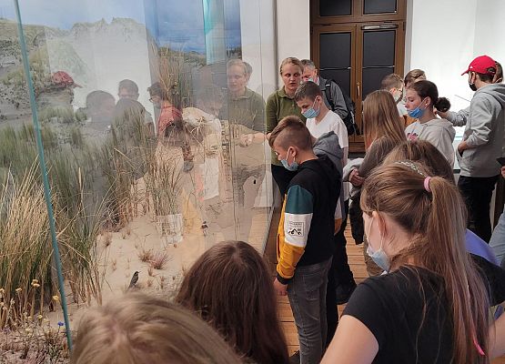 Uczniowie podczas zajęć