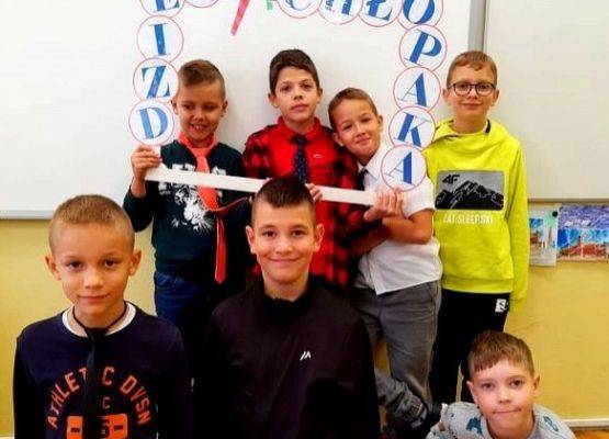 Pamiątkowe zdjęcie chłopców w ramce