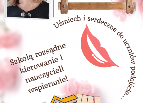 Dyplom z fotografią i życzeniami dla nauczyciela