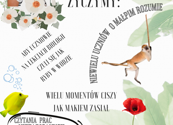 Dyplom z fotografią i życzeniami dla nauczyciela