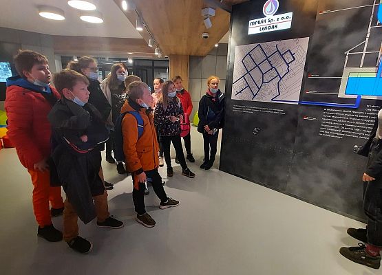 Uczniowie klasy V na wycieczce w Lęborku