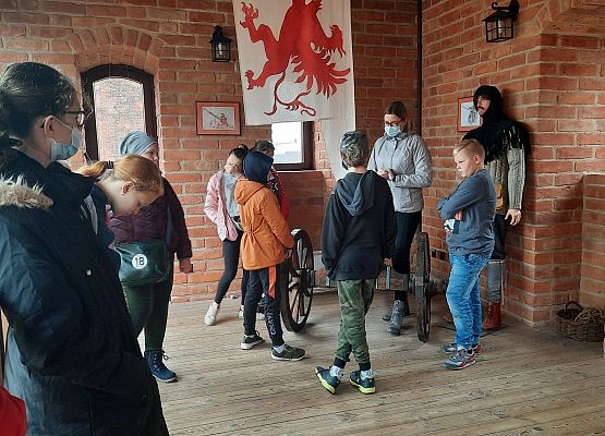 Uczniowie klasy V na wycieczce w Lęborku