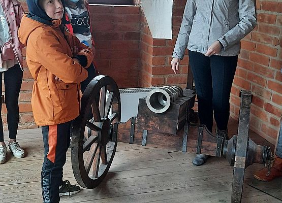 Uczniowie klasy V na wycieczce w Lęborku