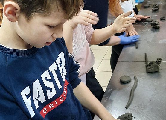 Uczniowie klasy V na wycieczce w Lęborku