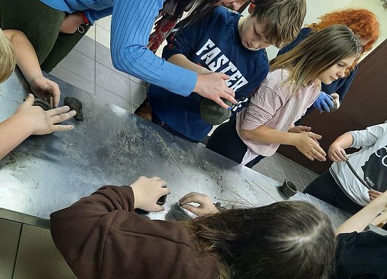 Uczniowie klasy V na wycieczce w Lęborku