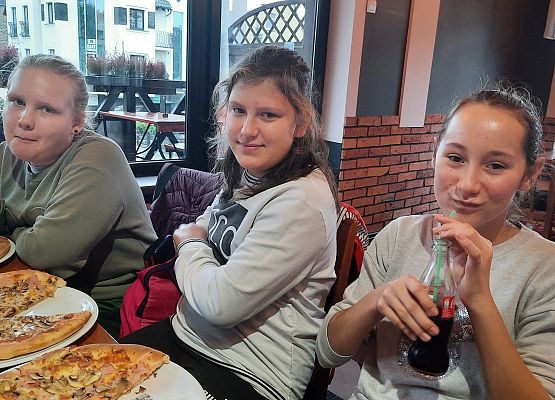 Uczniowie klasy V na wycieczce w Lęborku