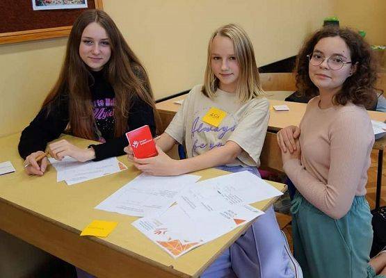 Uczniowie otrzymali informacje o Karcie Wolontariusza.
