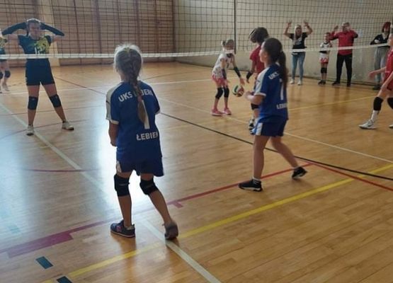 Reprezentanci naszej szkoły grają w piłkę siatkową