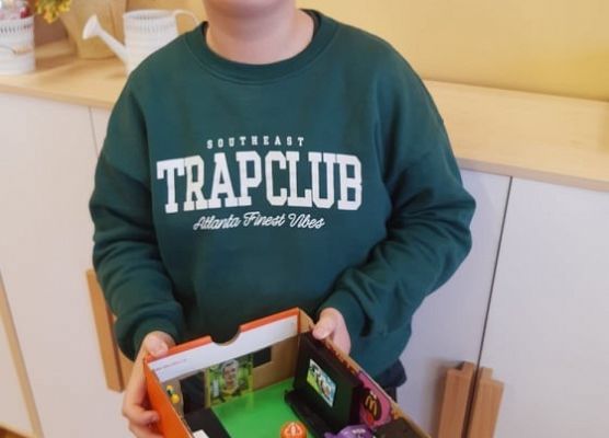 Uczeń prezentuje wykonany przez siebie projekt pokoju