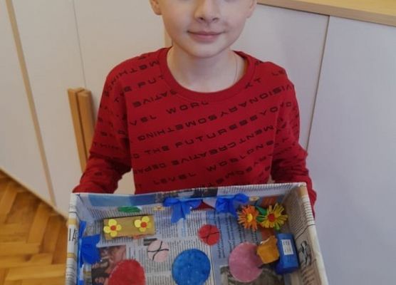 Uczeń prezentuje wykonany przez siebie projekt pokoju