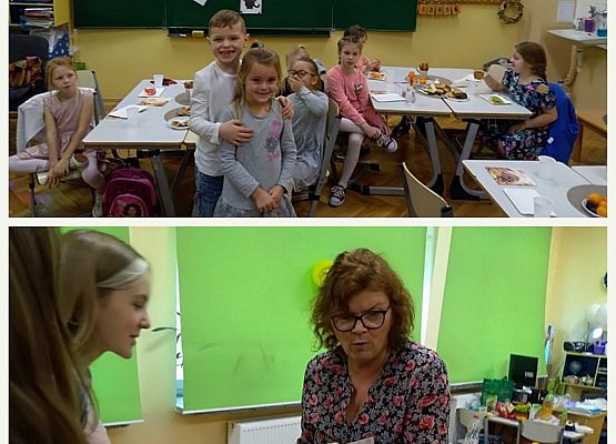 Nauczycielka losuje wróżbę