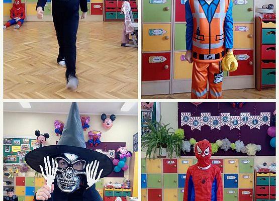 Dzieci prezentują swoje przebrania