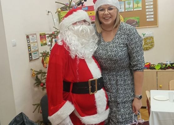 Nauczycielka z Mikołajem