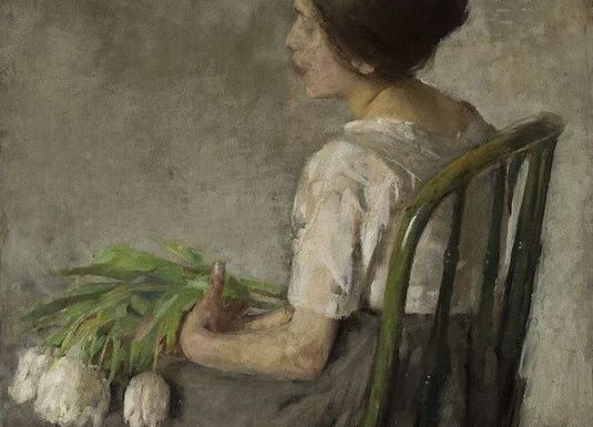 Dziewczyna z tulipanami